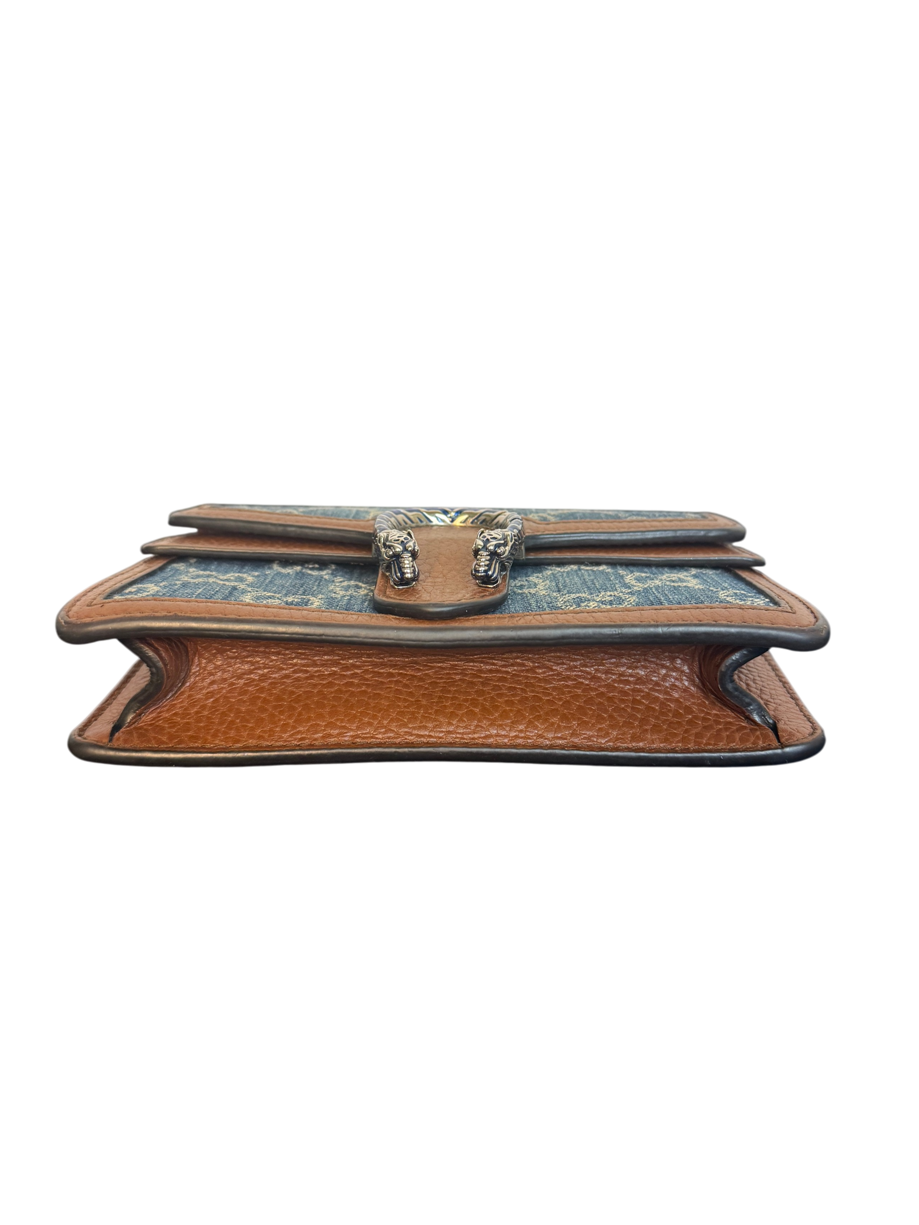 Gucci Dionysus Super Mini Shoulder Bag in GG Blue Denim