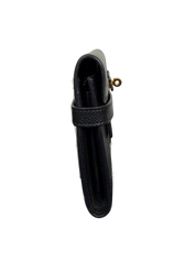 Hermes Kelly Wallet To Go Black Epsom Leather