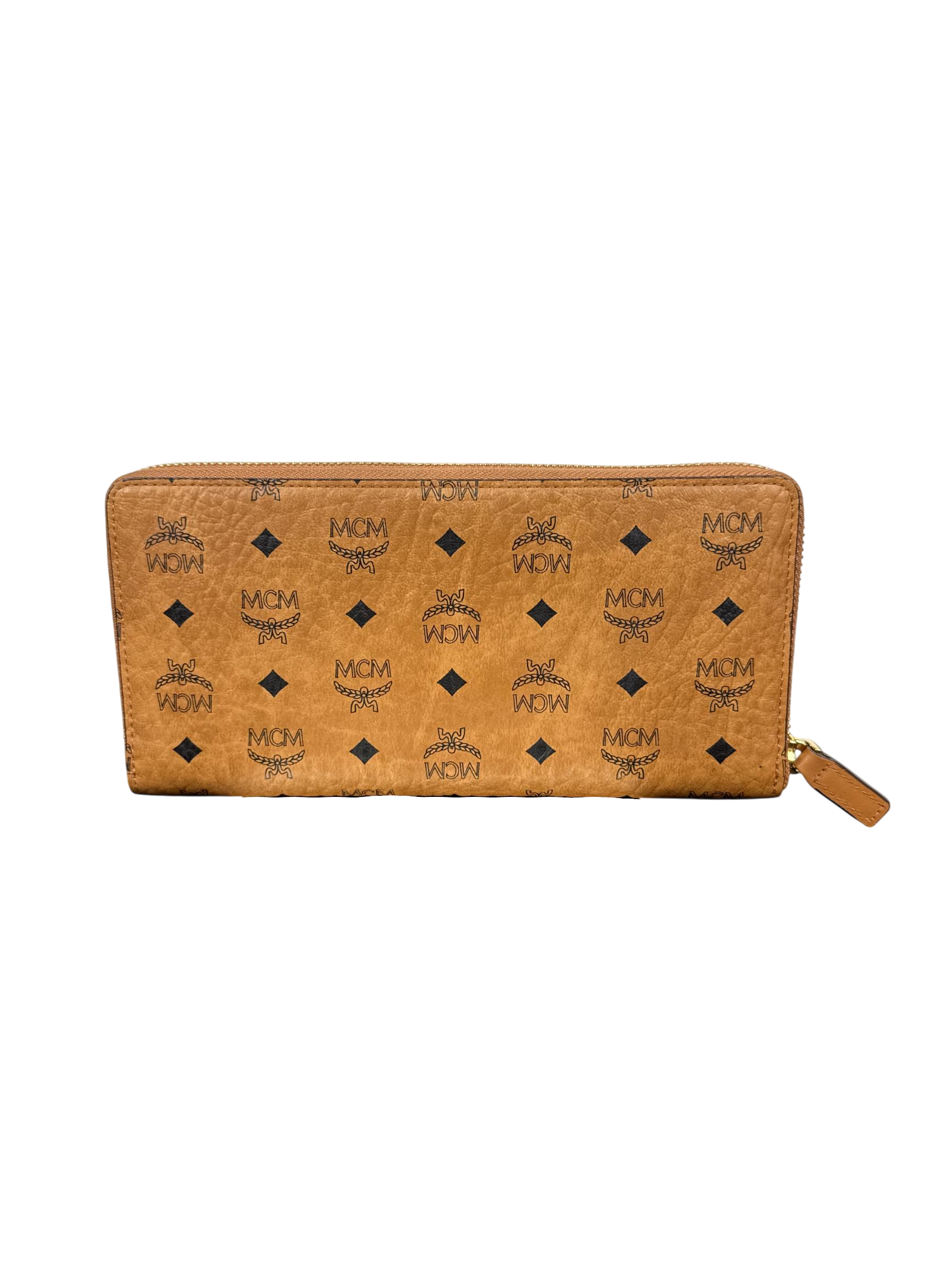 MCM Visetos Zip Wallet
