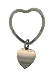 Tiffany & Co. 925 Sterling Silver Heart Tag Keychain