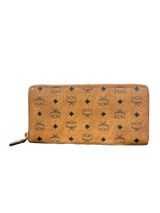 MCM Visetos Zip Wallet