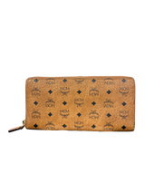 MCM Visetos Zip Wallet