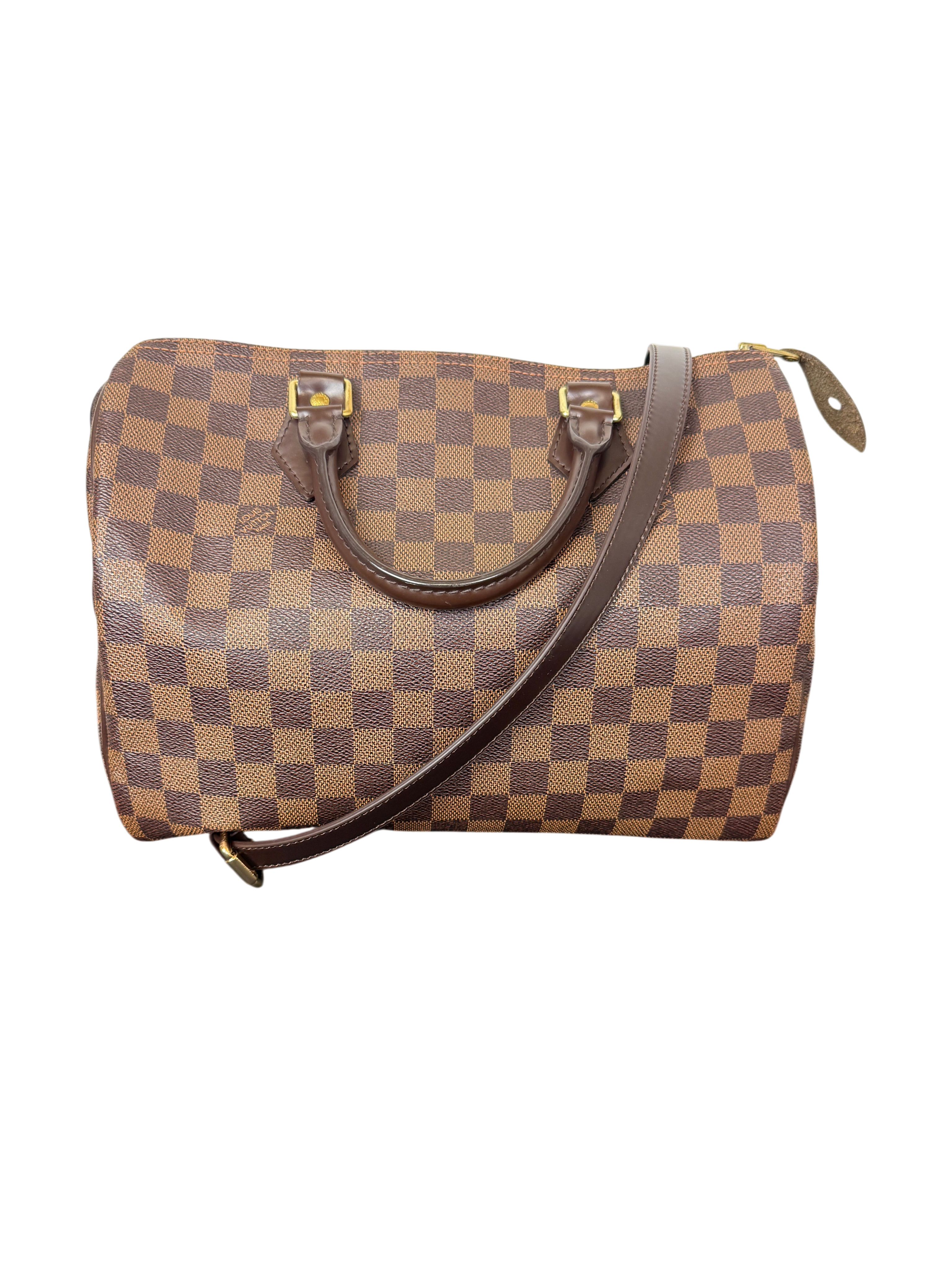 Louis Vuitton Speedy 30 Handbag Damier Ebene