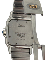 Cartier Santos Galbée Stainless Steel & 18K Yellow Gold Quartz Watch 29mm Stainless Steel, 18k Yellow Gold Ivory Dial 2961