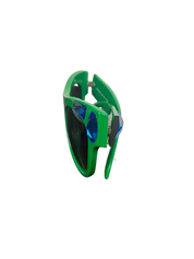 Prada SPR 22Q Green Sunglasses with Blue Crystal Accents
