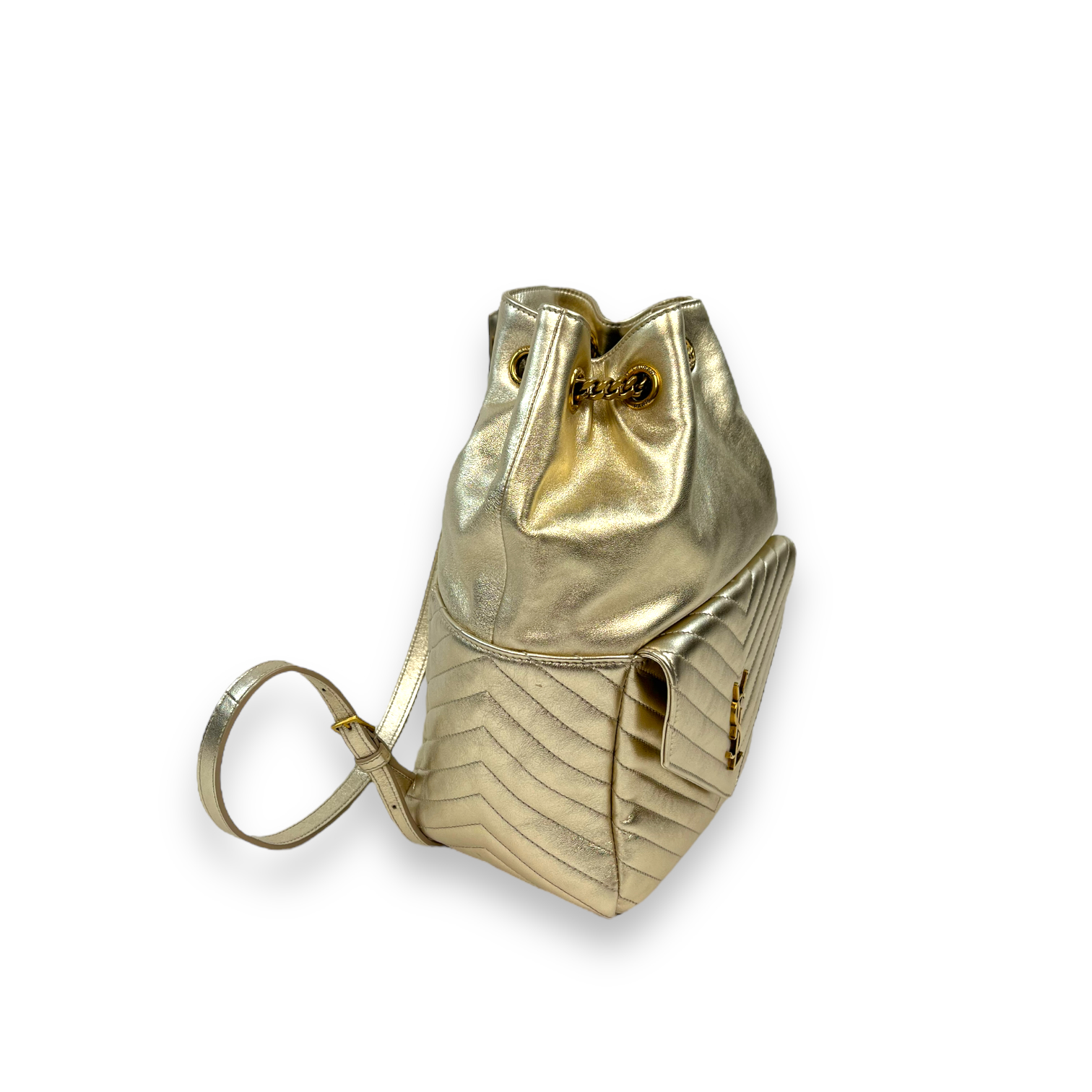 Saint Laurent Joe Backpack Gold