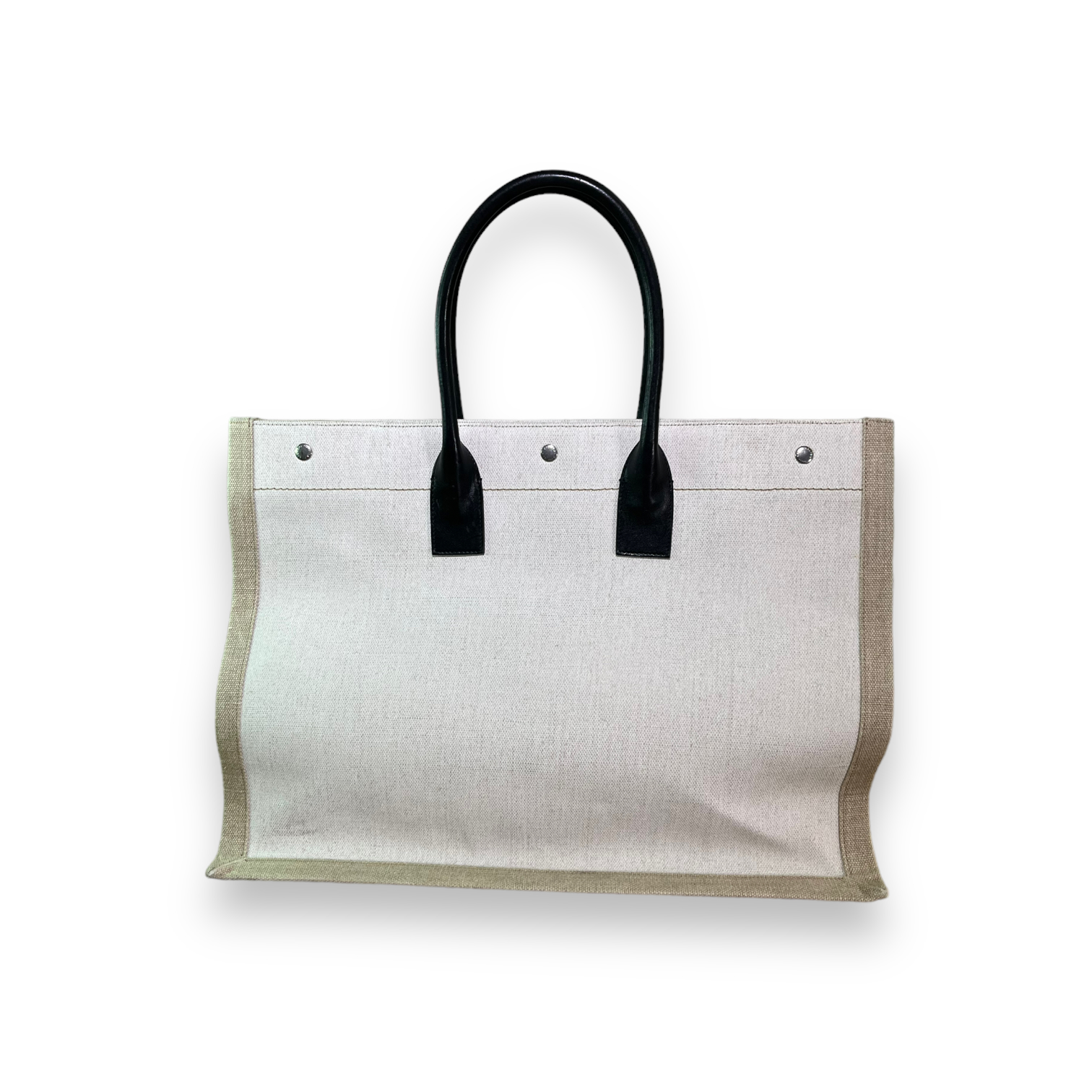 Saint Laurent Rive Gauche Canvas Tote