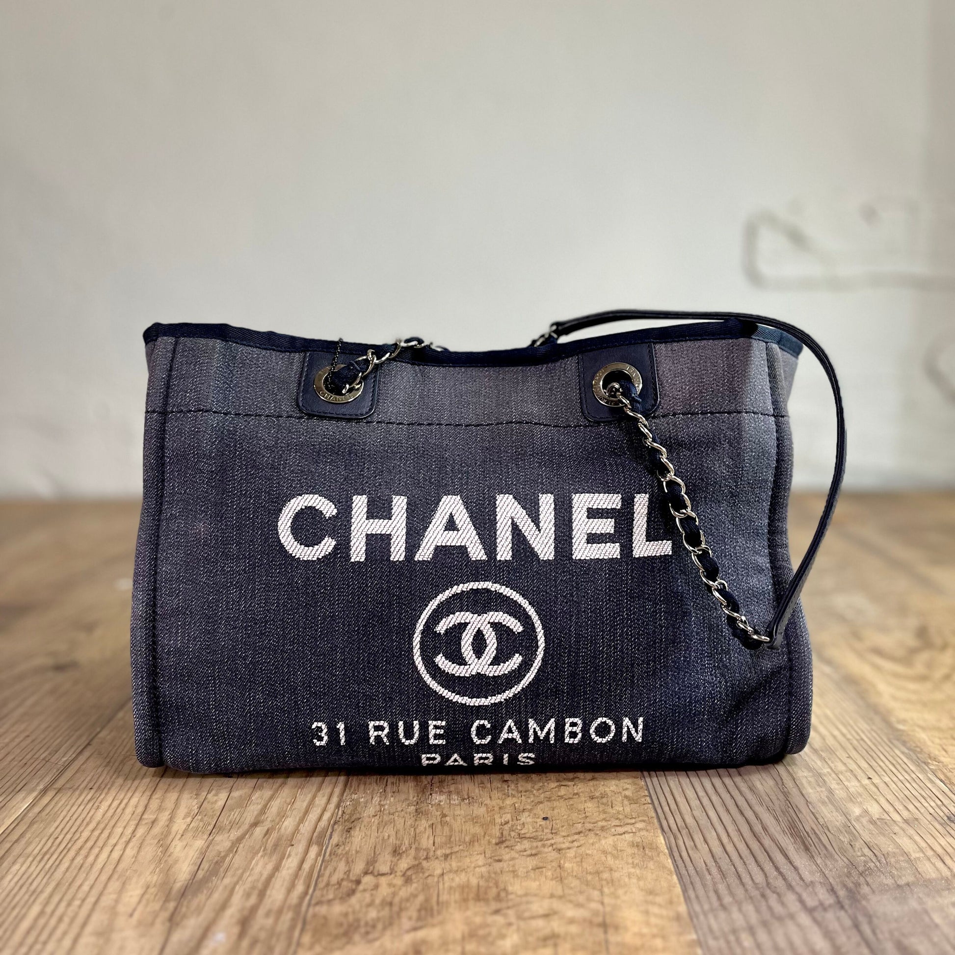 Chanel Denim Deauville Tote – The Luxury Exchange PDX