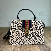 Gucci Sylvie Leopard Shoulder Bag