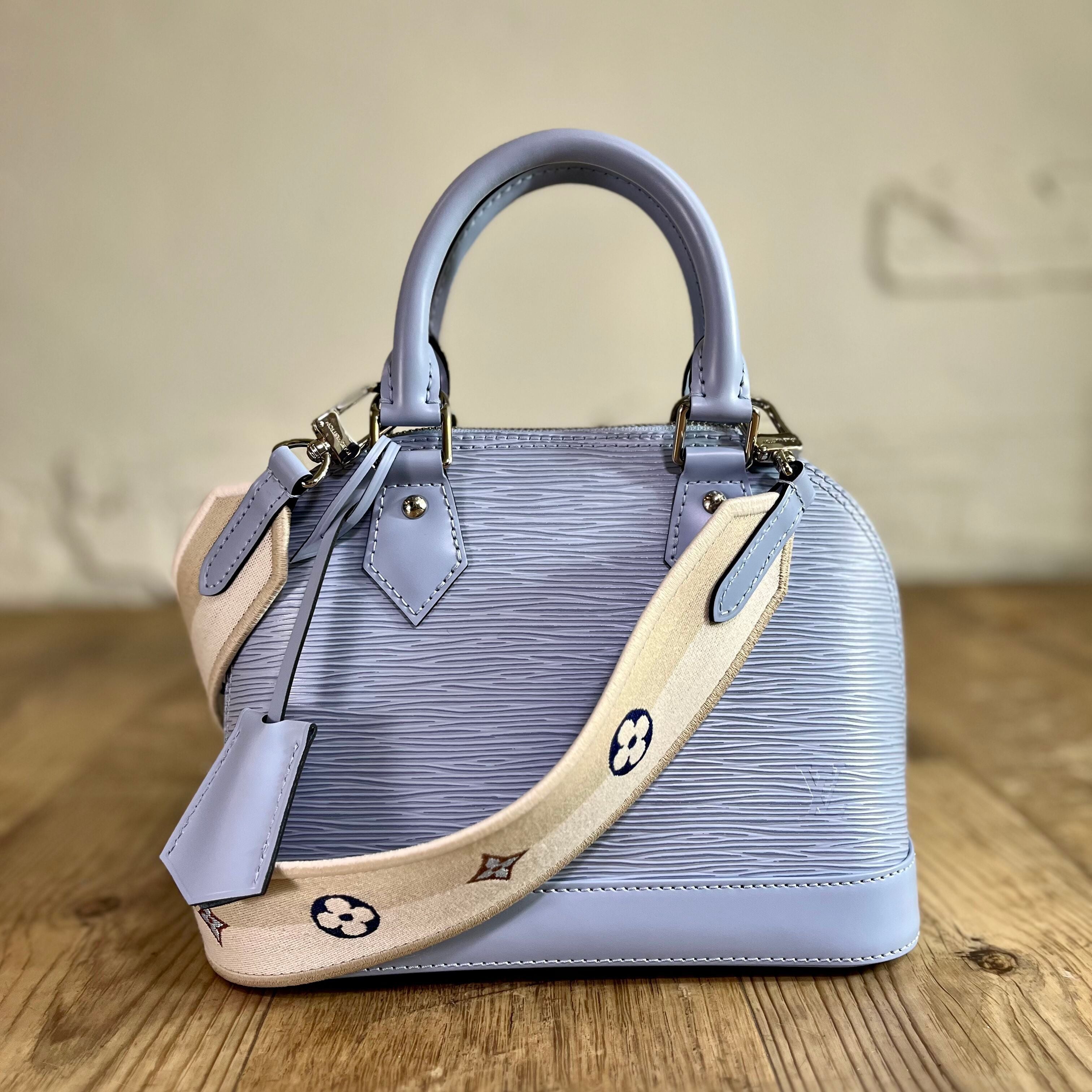 Louis Vuitton Alma BB Epi Bleu Nuage