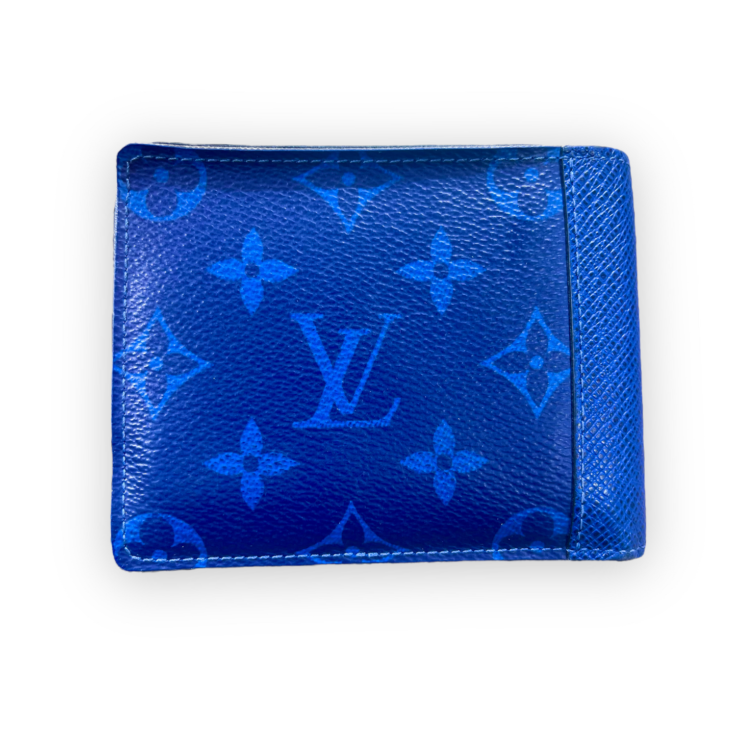 lv wallet men blue