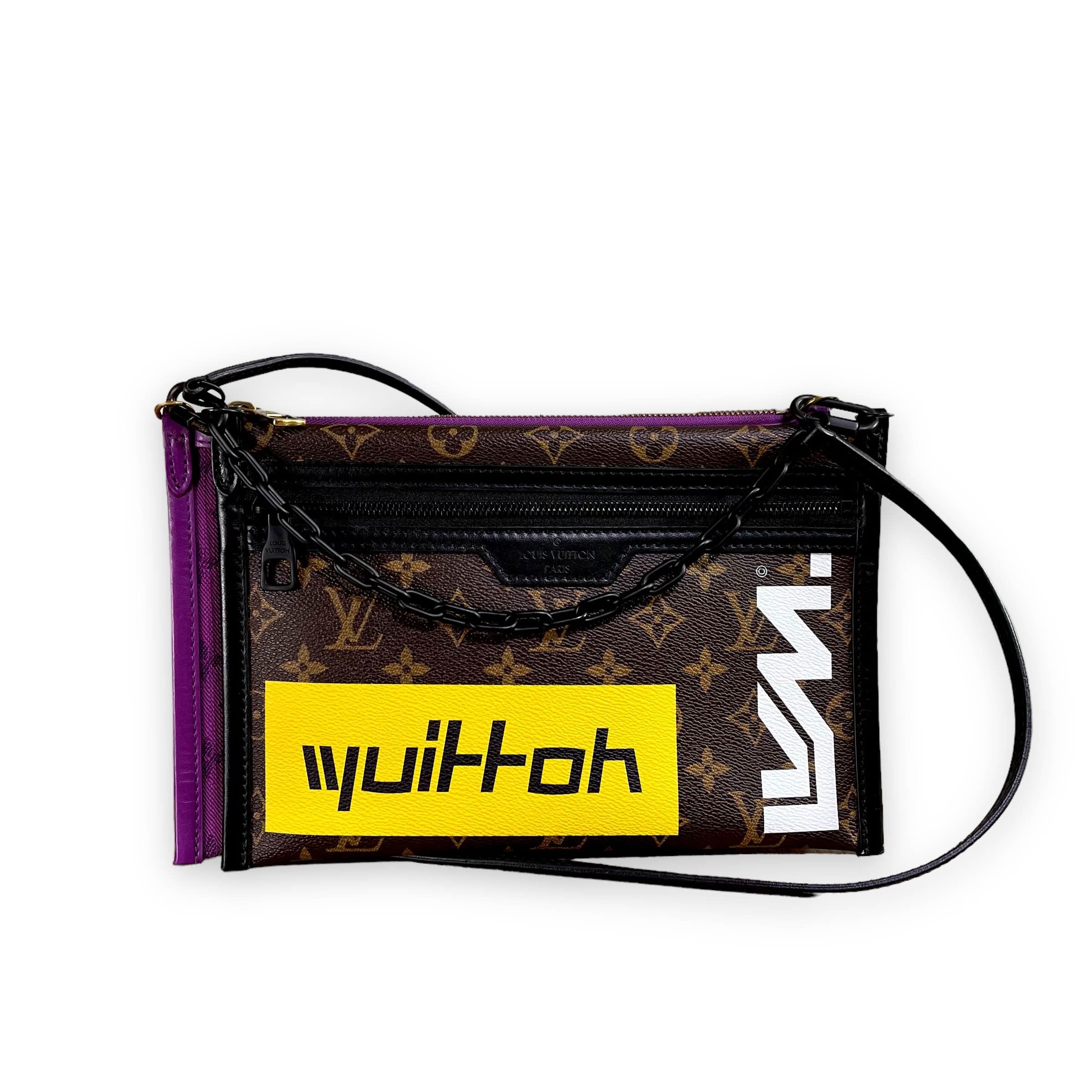 Louis Vuitton Double Flat Messenger Bag