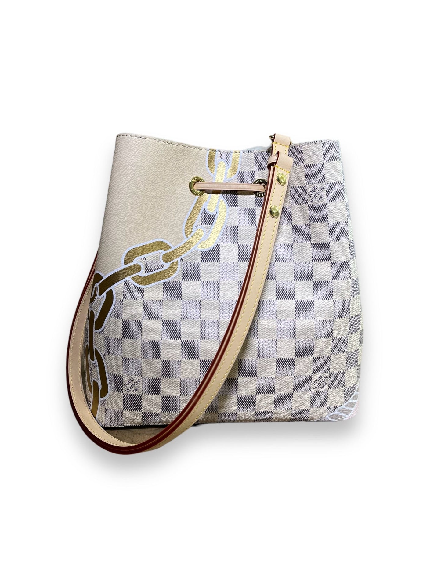 Louis Vuitton Damier Azur NeoNoe - White Bucket Bags, Handbags - LOU519209