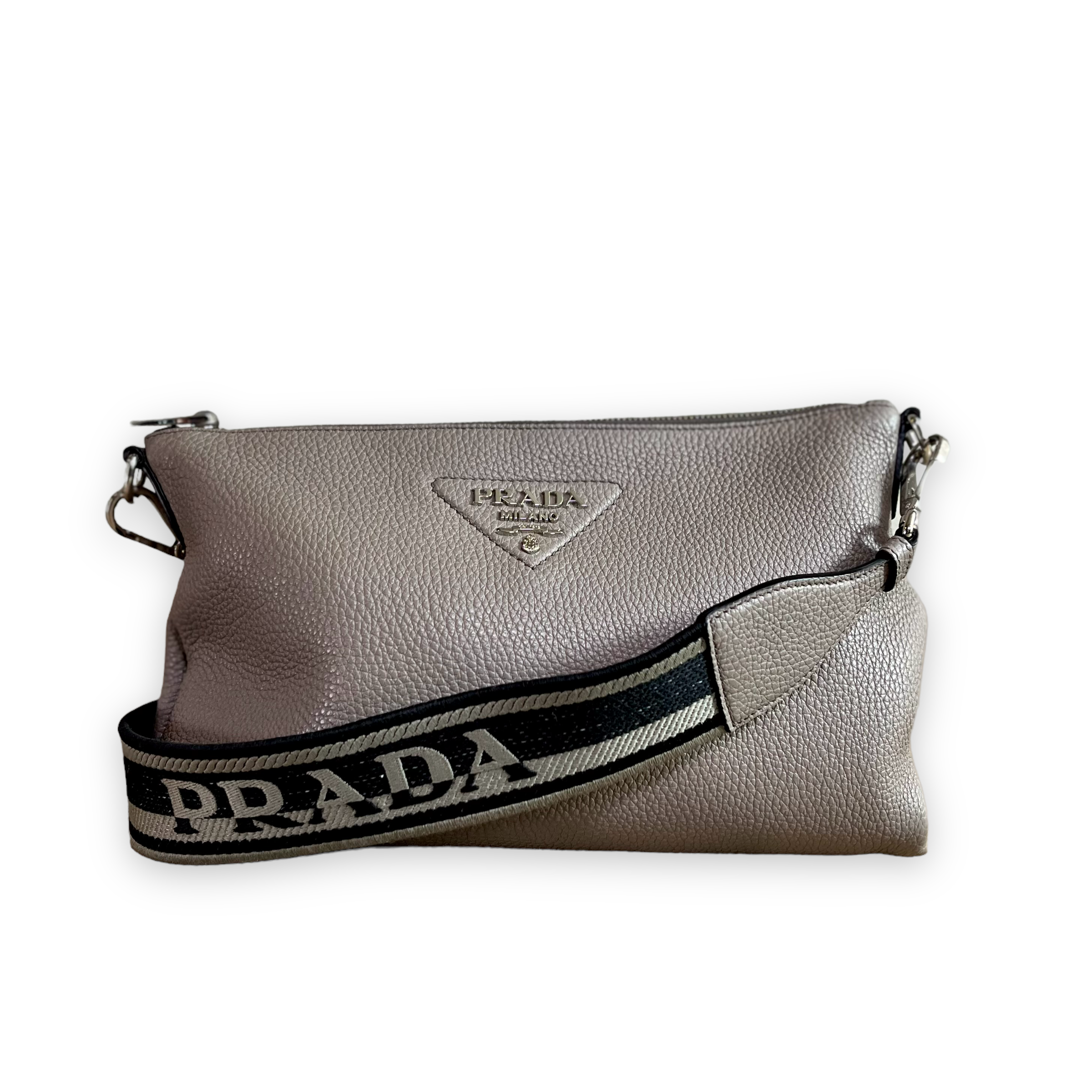 Prada Clay Grey Crossbody Bag