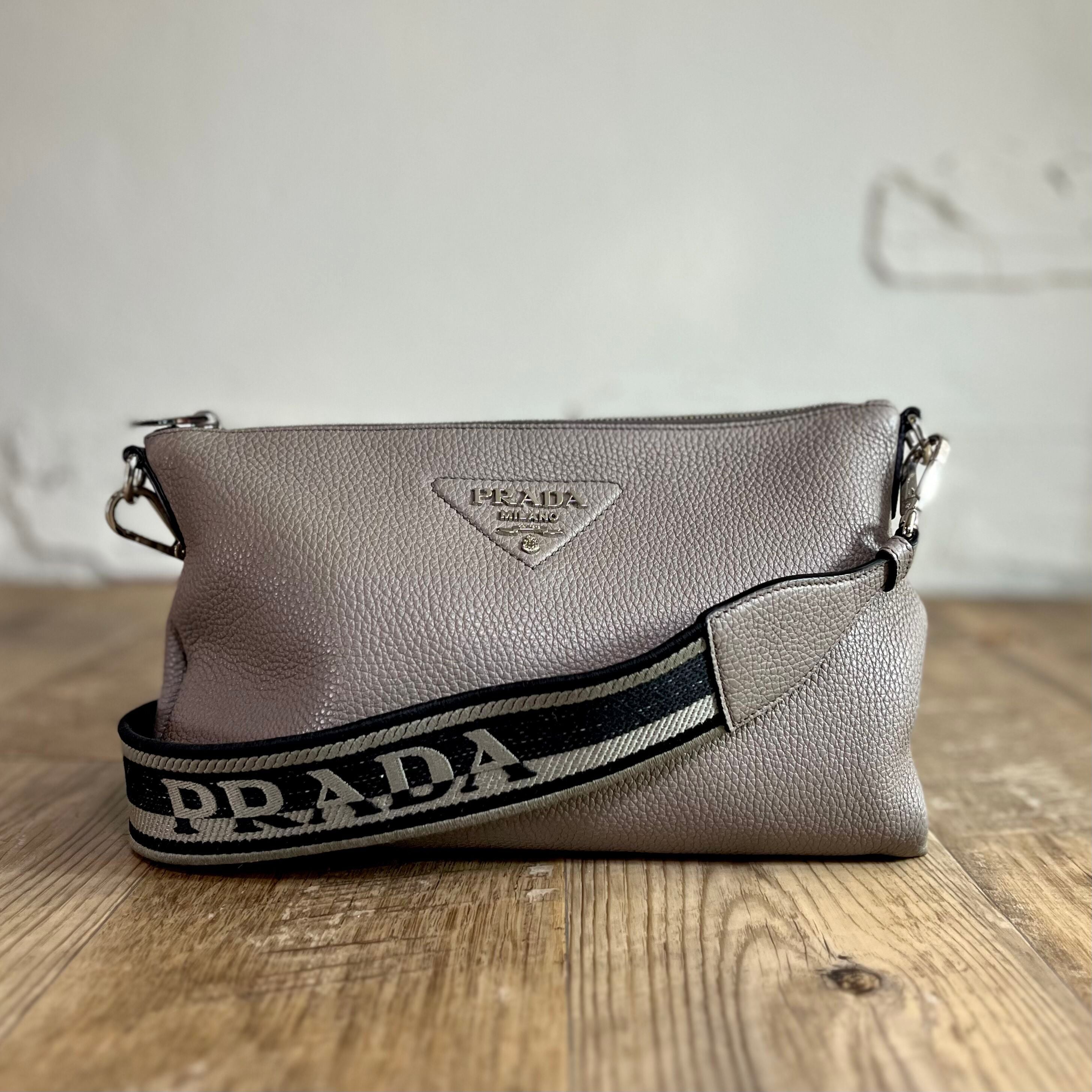 Prada Clay Grey Crossbody Bag
